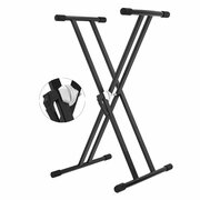 5 Core 5 Core Adjustable Keyboard Stand Riser - Heavy-Duty - X Style Double Braced Keyboard Holder KS 2X GEAR